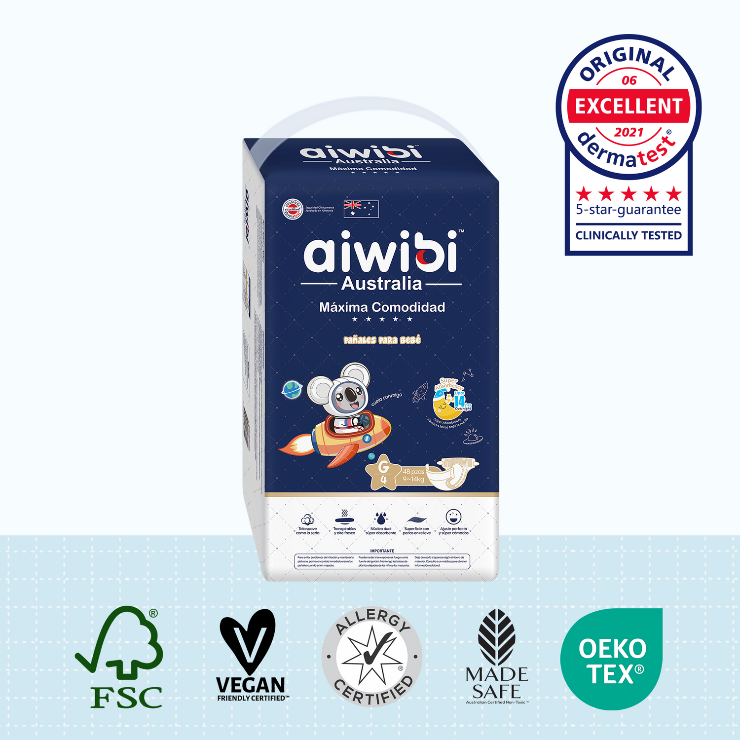 Pañales para Bebé Ultimate Comfort – Talla G (9-14 kg)