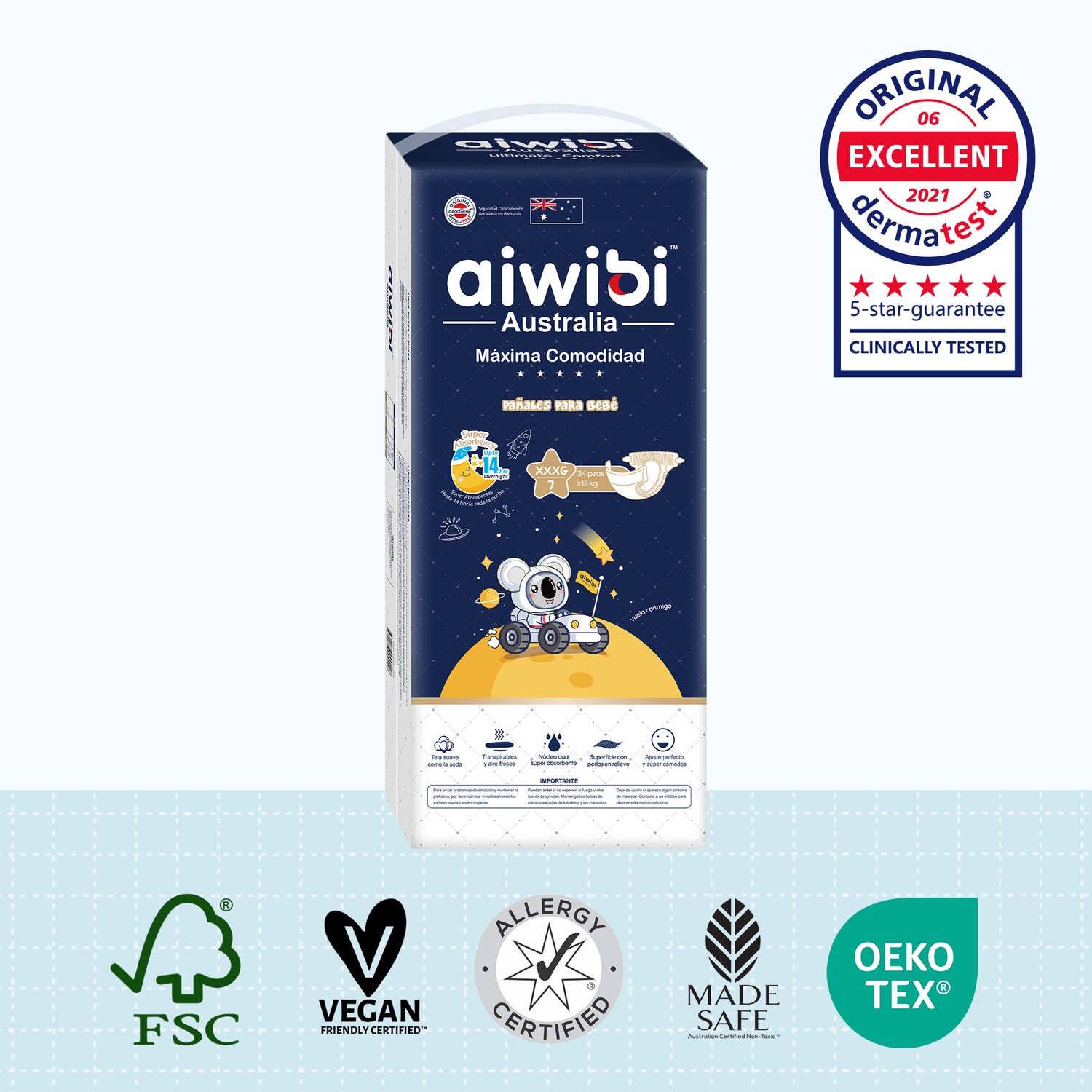 Pañales para Bebé Ultimate Comfort – Talla XXXG (≥18 kg)