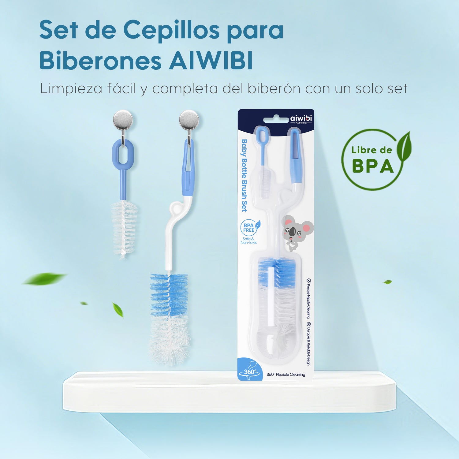 Set de Cepillos para Biberones