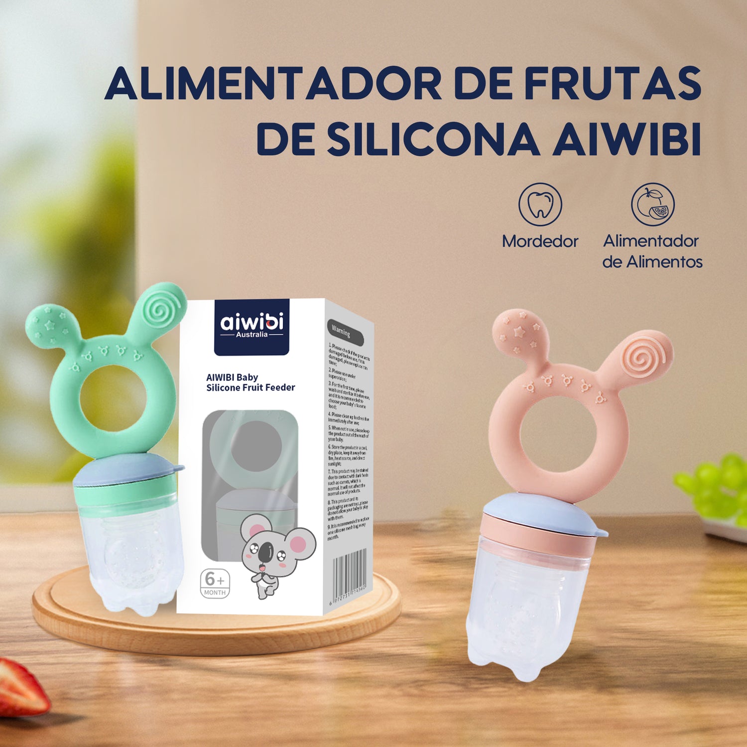 Alimentador de Fruta Fresca para Bebé